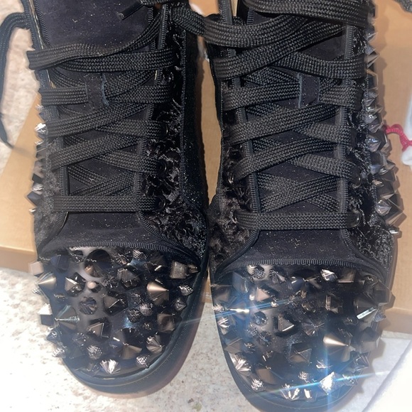 Christian Louboutin Louis Mix No Limit Flat Pat/CR Star/Velv size 40.5 eu - Picture 11 of 14